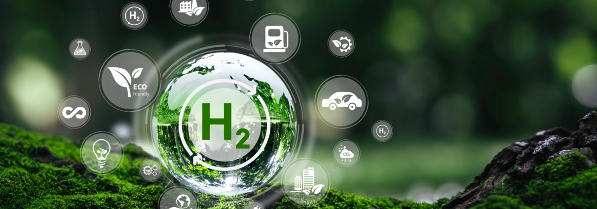 representation of hydrogen and the different solutions it can power